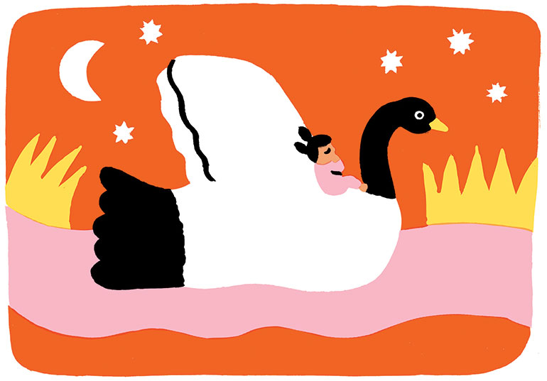 “Un dodo sans histoires”, supplément pour les parents du magazine Popi n°411, novembre 2020. Texte : Anne Bideault. Illustration : Julie Brouant.