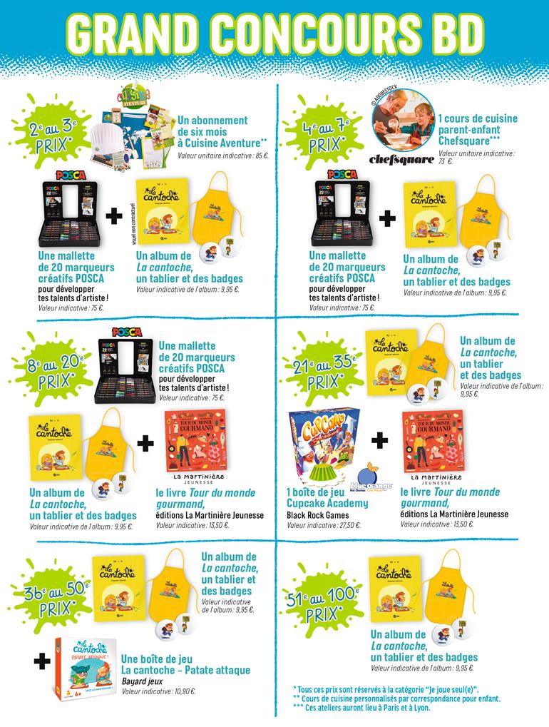 Concours J’aime lire Max : invente la suite de la BD “La cantoche” !