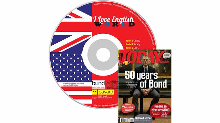 couverture Today in English n°245, novembre 2012, avec CD audio