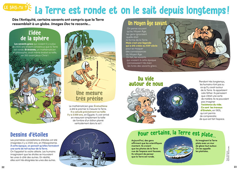 La Terre est ronde et on le sait depuis longtemps ! Images Doc n°409, janvier 2023