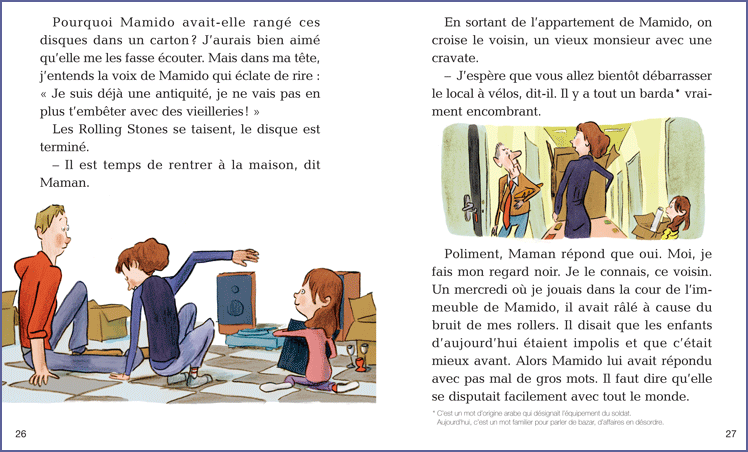 Extrait du roman “Dans le ciel”, publié dans le numéro de janvier de J'aime lire, en kiosque le 24 décembre. Texte : Nathalie Dufaux. Illustrations : Grégory Elbaz.