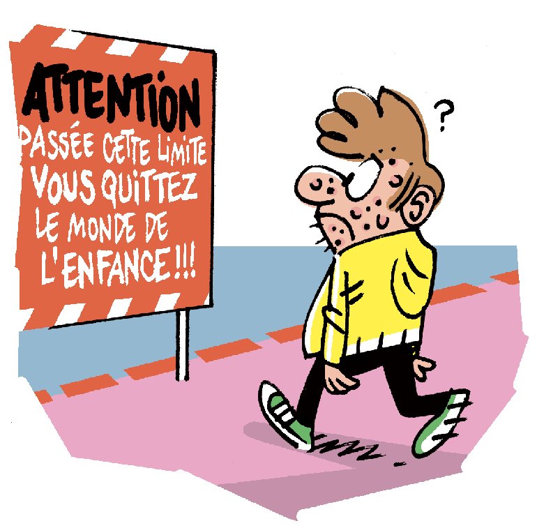 “Qui a inventé l'adolescence ?”, Okapi n°1105, 1er février 2020. Texte : Amélia Morghadi. Illustrations : Manu Boisteau.