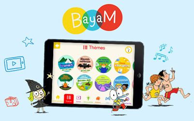 Bayam, application ludo-éducative pour les 3-10 ans
