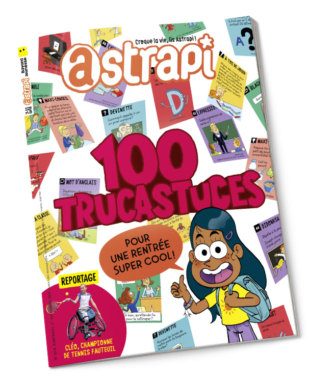Couverture du magazine Astrapi n° 1041 du 1er septembre 2024. 100 Trucastuces.