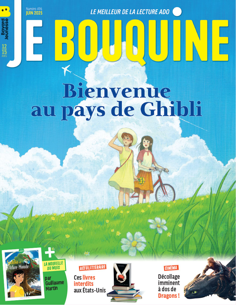 Couverture du magazine Je bouquine n°496, juin 2025.