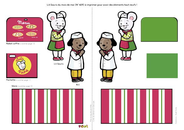 Téléchargez “Le camion à pizzas de Lili Souris” - Popi, n°429, mai 2022 - Illustrations : Anett Hardy.