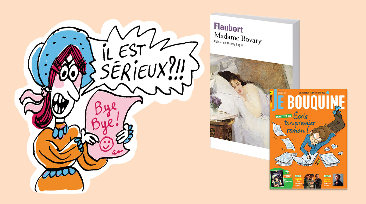 “Madame Bovary”, version “Classique sans prise de tête” pour les 12-15 ans.