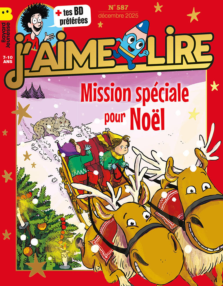 Couverture du magazine J'aime lire n° 587.