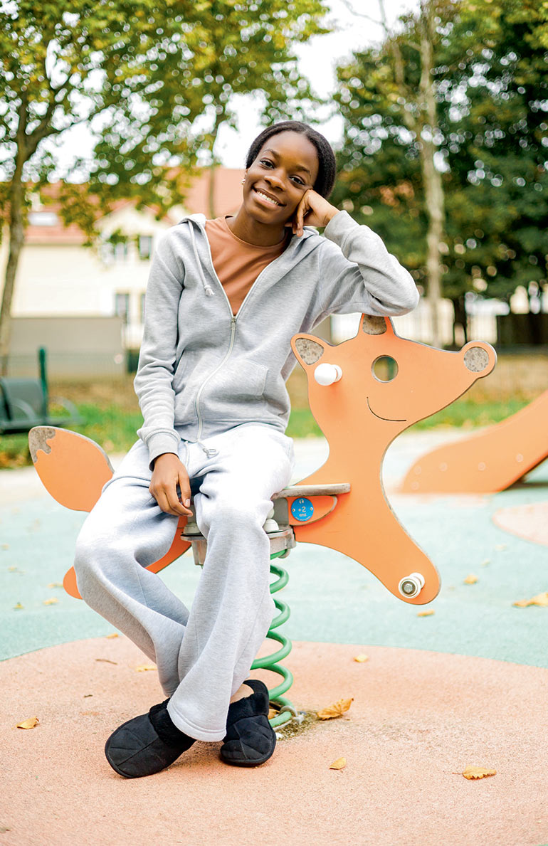 Noémie, jeune aidante.