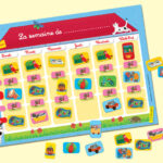 Bricolage : le semainier de Petit Ours Brun