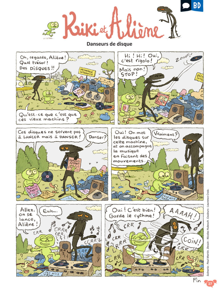 BD Kiki et Aliène&nbsp;: Danseurs de disque - Astrapi 1076