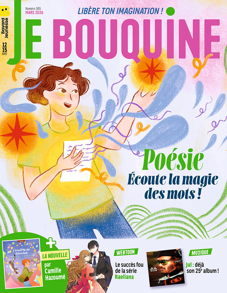 Couverture du magazine Je bouquine n° 505, mars 2026.