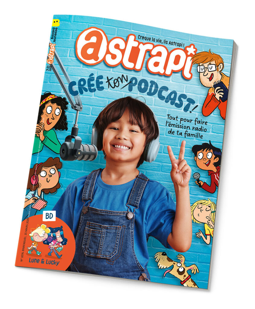 Couverture du magazine Astrapi n°1076, 15 mars 2026.