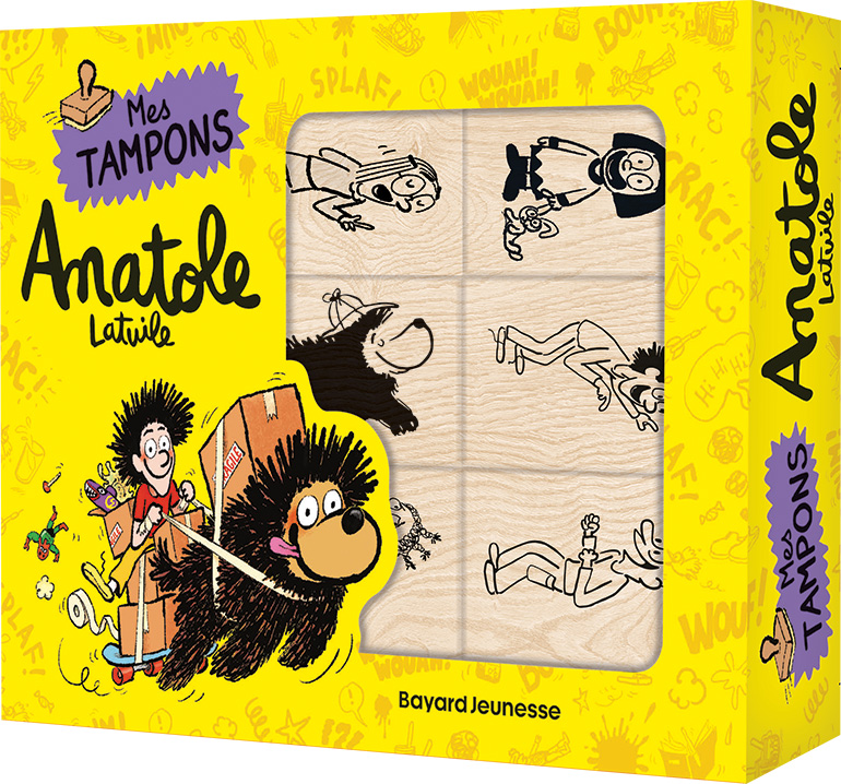 Mes 6 tampons Anatole Latuile.