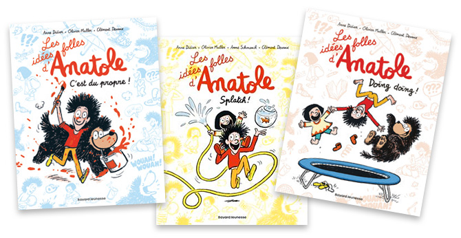 Albums Les idées folles d’Anatole, BD Kids.