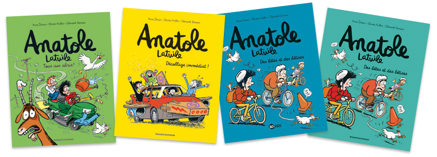 Albums Anatole Latuile, coll. BD Kids.