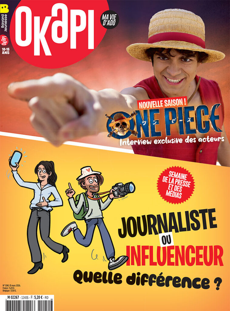 Couverture du magazine Okapi n°1240.