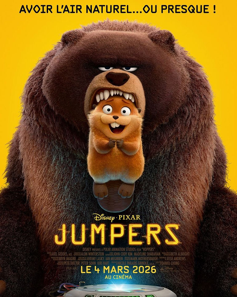 Affiche du film Jumpers © 2025 Disney/Pixar. All Rights Reserved.