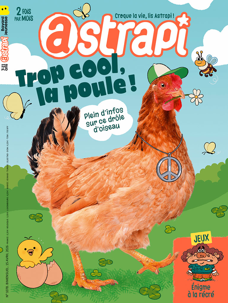 Couverture du magazine Astrapi n° 1078, 15 avril 2026.