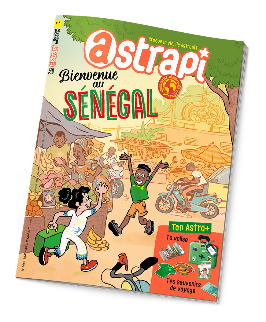 Couverture du magazine Astrapi n°1080, 15 mai 2026.