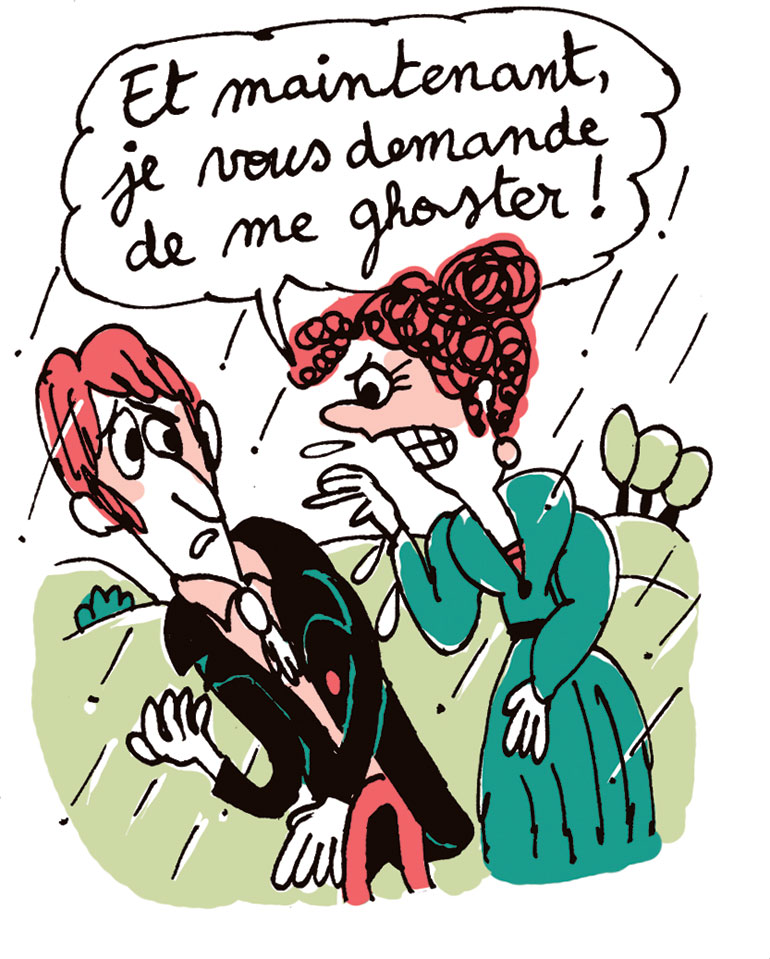 “Orgueil et préjugés” : toute l’histoire à lire en 1 minute chrono avec “Je bouquine”. Illustration : Marion Puech. Je bouquine n° 507.