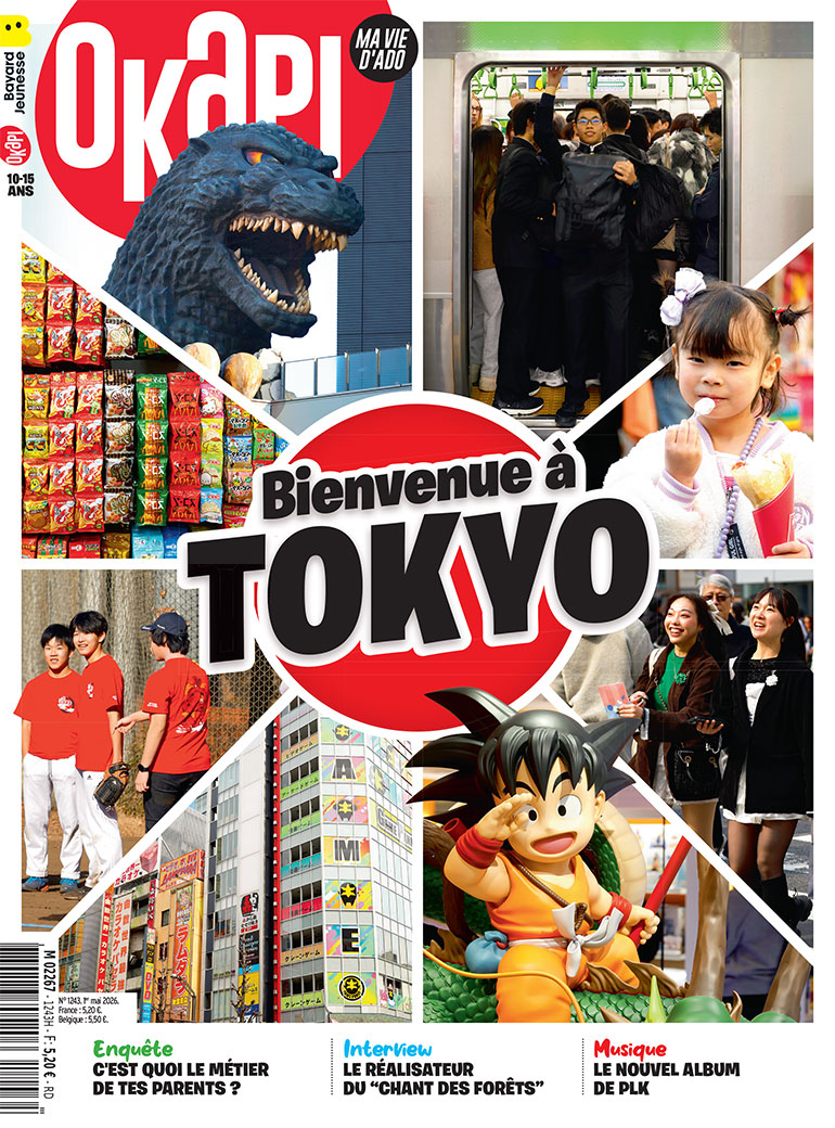Couverture du magazine Okapi n° 1243, 1er mai 2026.