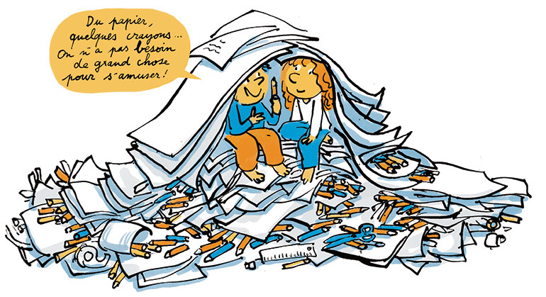 15 activités pour occuper les enfants à la maison, Pomme d'Api, mars 2014.