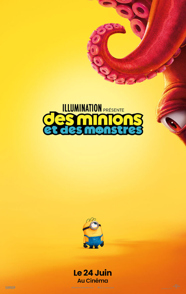 Affiche du film « Des Minions et des monstres »,
au cinéma le 24 juin 2026.