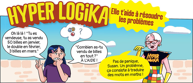 Hyper Logika : la super héroïne d’Astrapi qui aide les enfants à résoudre tous les problèmes de maths