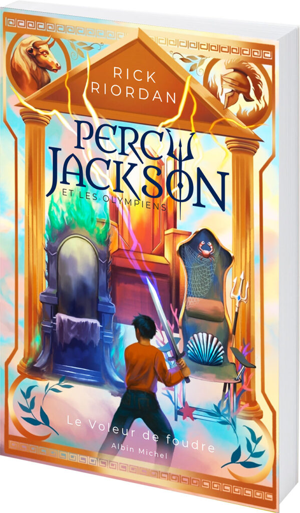 Livre : Percy Jackson de Rick Riordan.