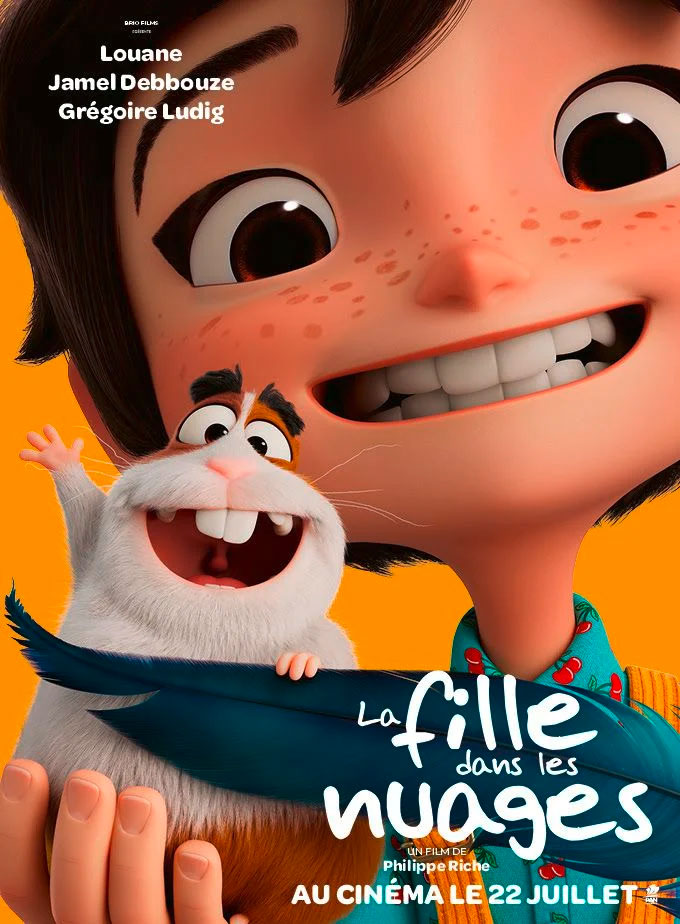 Affiche “La fille dans les nuages”. Je bouquine n°510, août 2026. Photo : Pan distribution.