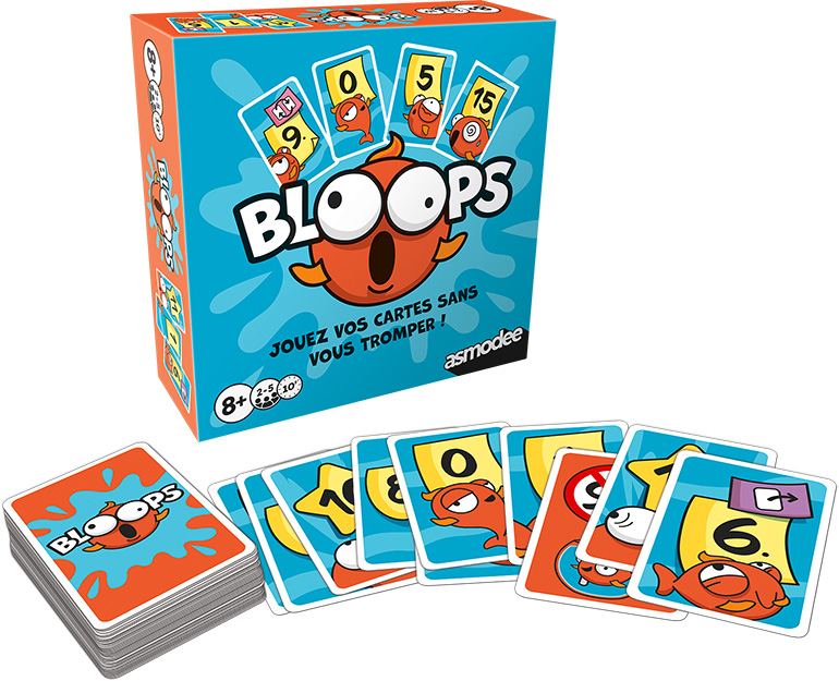 Bloops, pour 2 à 6 joueurs (éd. Asmodee, dès 10,90 €).