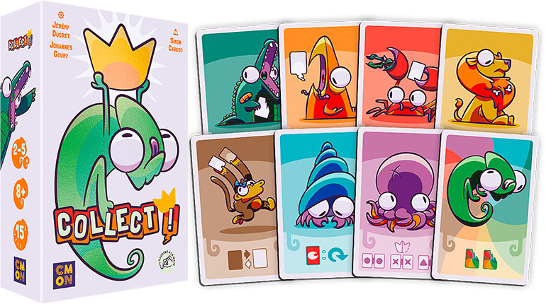 Collect ! pour 2 à 5 joueurs (éd. CMON, dès 12,90 €).