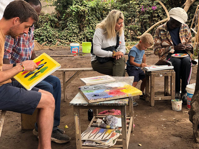 Séjour en famille en Tanzanie - un atelier