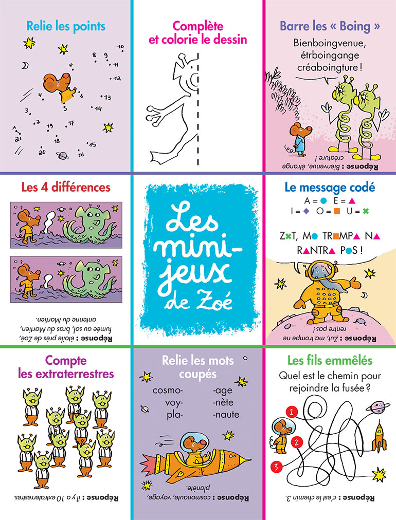 Jeux Mes premiers J'aime lire : Zoé voyage dans l'espace.