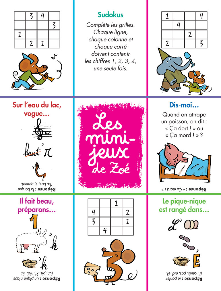 Jeux Mes premiers J'aime lire : Zoé s’amuse !