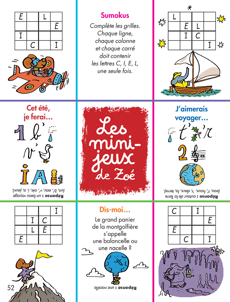 Jeux Mes premiers J'aime lire : Zoé voyage.
