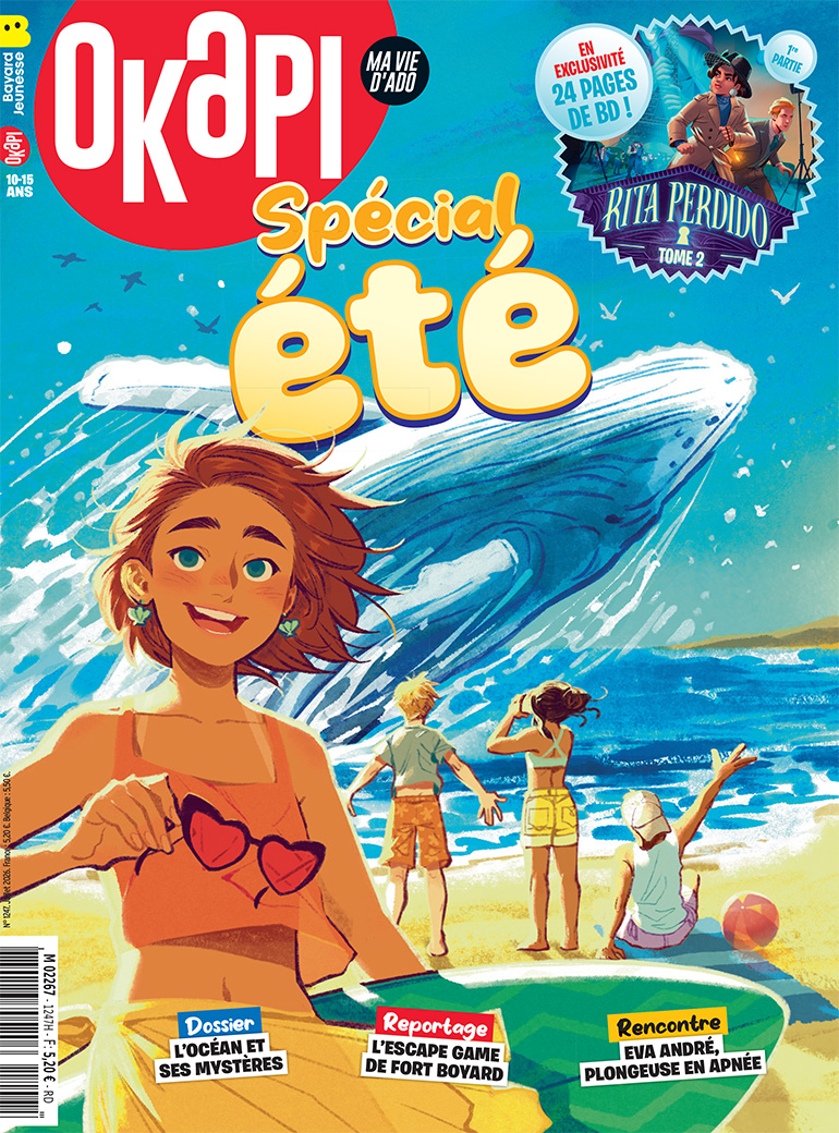 Couverture du magazine Okapi n° 1247, juillet 2026.
