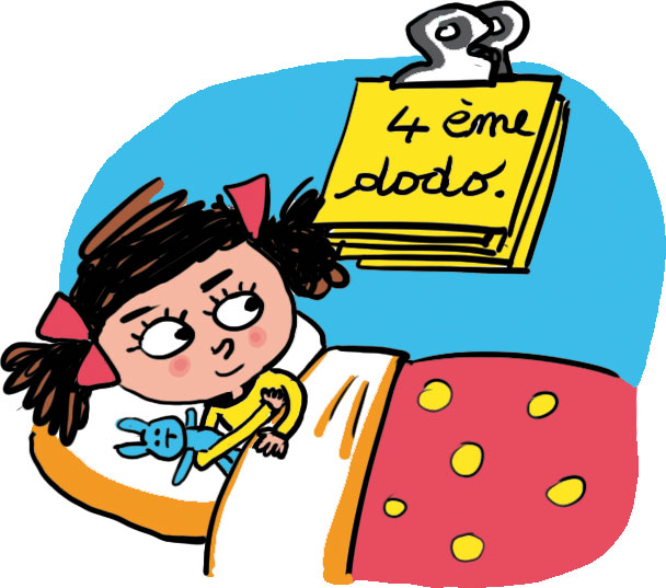 "Vacances sans papa maman - Comment se préparer à la séparation". Supplément pour les parents du magazine Pomme d'Api n°582, août 2014. Illustrations : Pierre Fouillet.