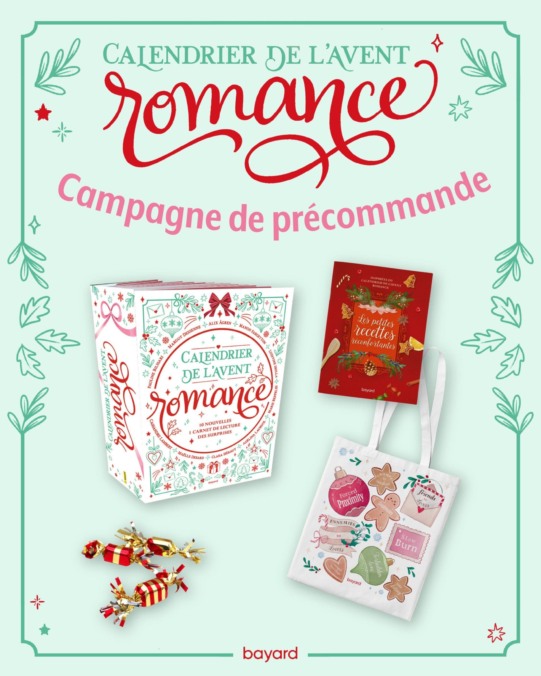 Offre de précommande "Calendrier romance".