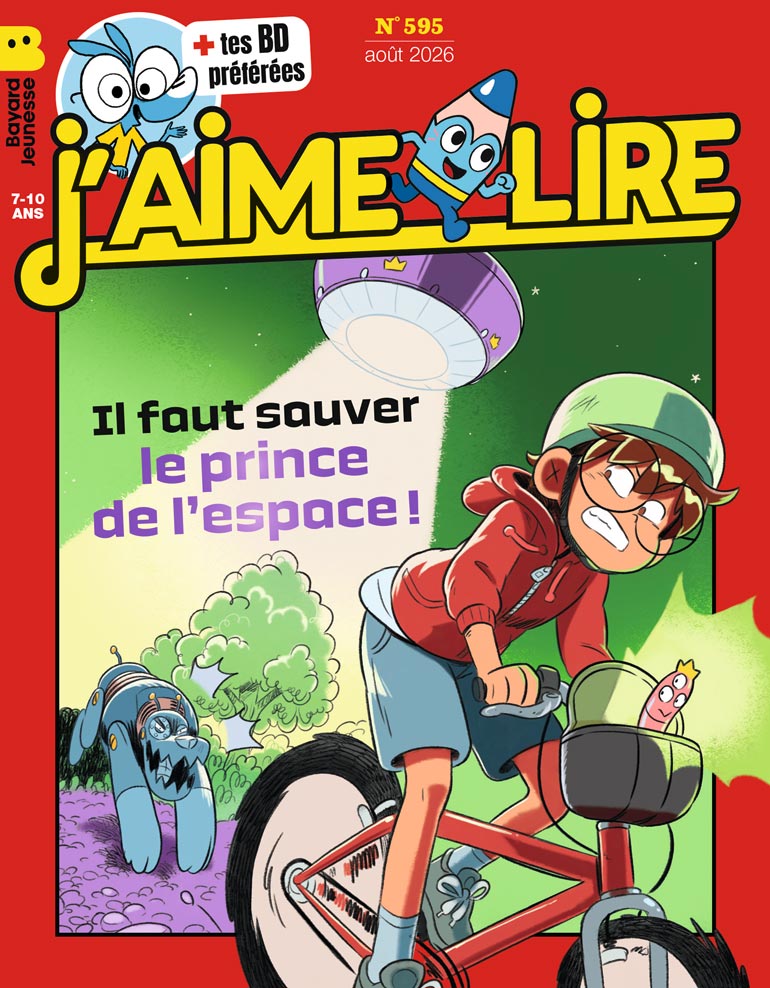 Couverture du magazine J'aime lire n° 595, août 2026