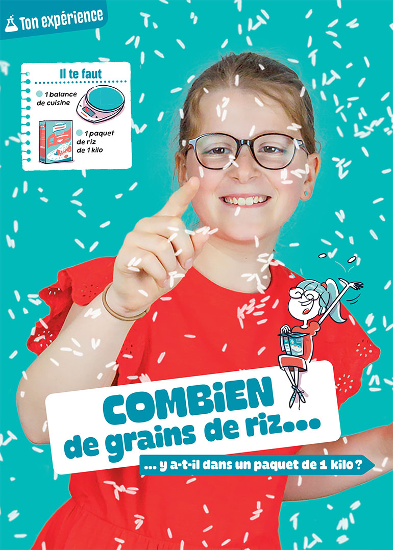 Images Doc n°453 - L'expérience - Combien de grains de riz y a-t-il dans un paquet de 1 kilo ?