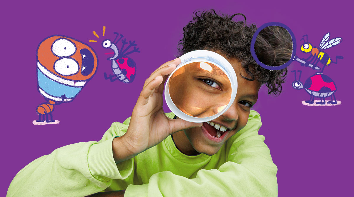 Expérience pour les enfants : fabrique une loupe à petites bêtes. Magazine Images Doc n°454, octobre 2026.