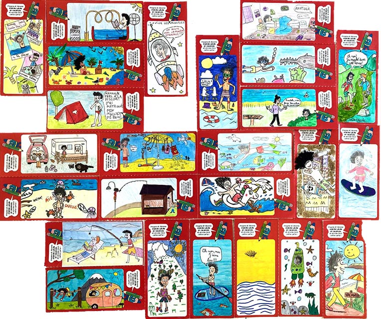 Dessins gagnants du concours 2026 J'aime lire x Helvetiq et Wilson Jeux.