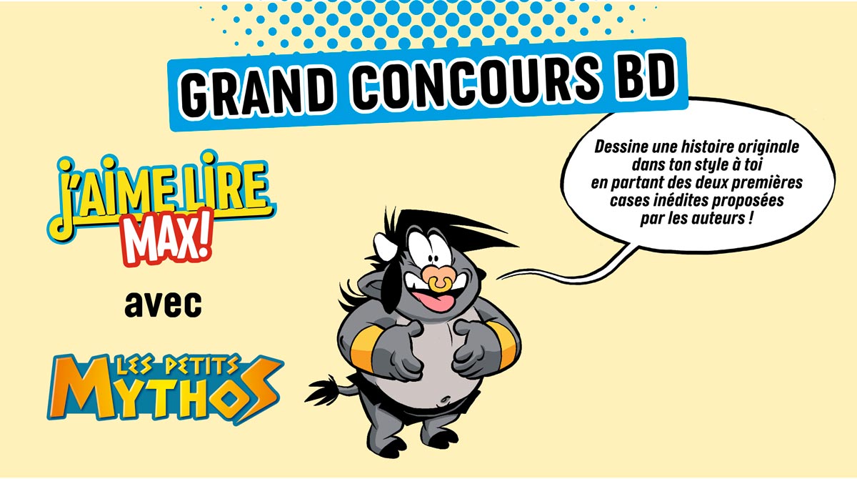 Grand concours de BD J'aime lire Max 2026.