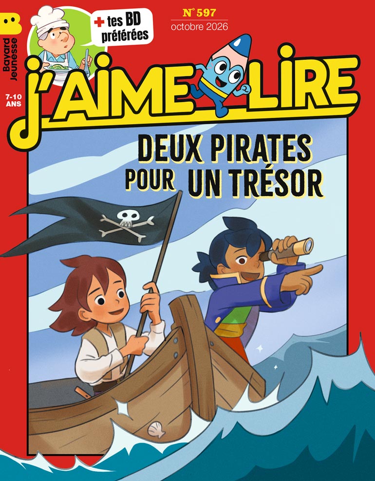 Couverture du magazine J'aime lire n° 597, octobre 2026.