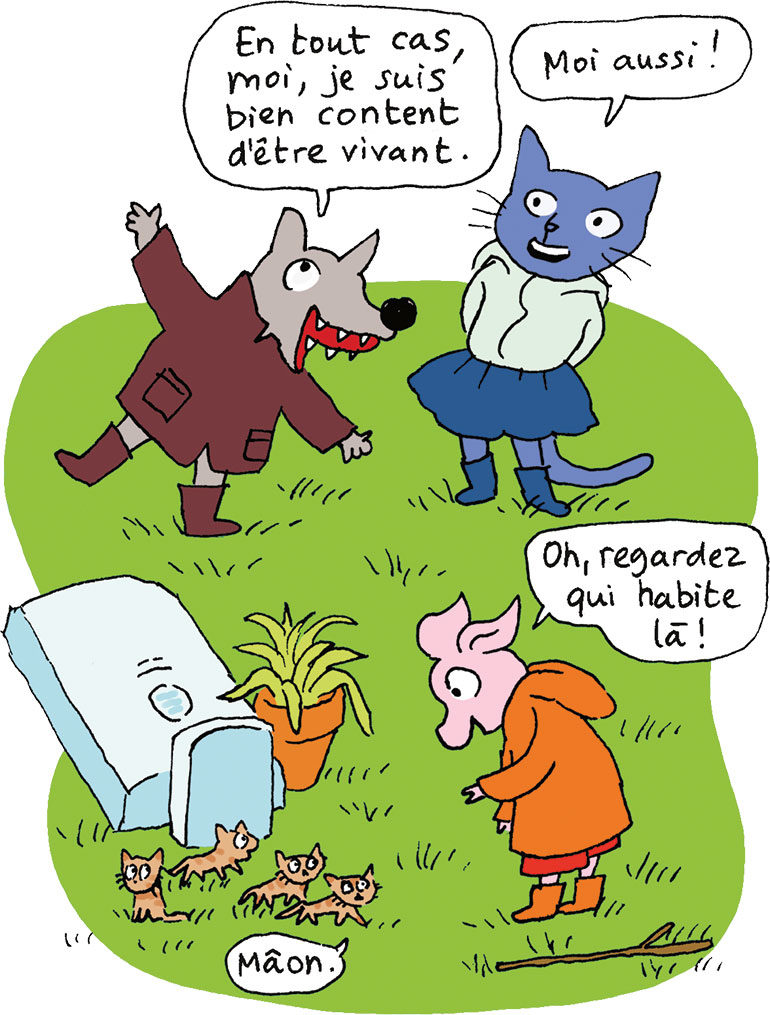 Illustration : Les petits philosophes.