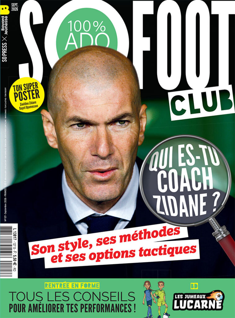 Couverture du magazine So Foot Club n° 127, septembre 2026.