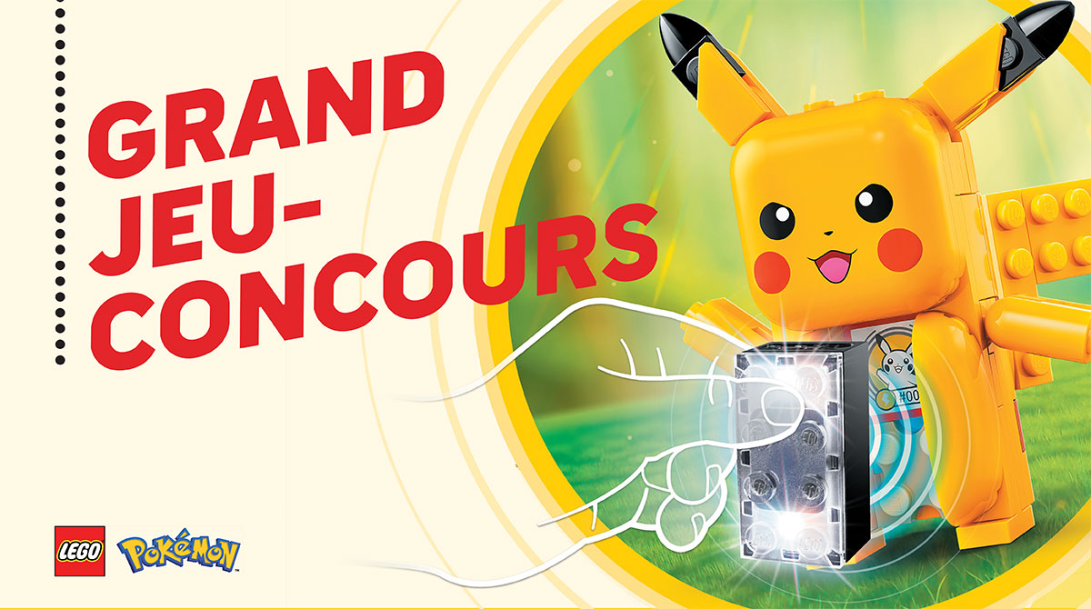 Grand jeu-concours Lego Smart Play Pokemon