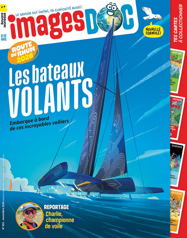 Images Doc n°455, novembre 2026. Les bateaux volants. Spécial Route du Rhum.